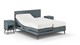 Boxspring Viggo verstelbaar met Silver Pocket Deluxe Foam matras, oakland antraciet