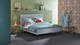 Bed Emerald, light grey