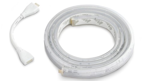 Rechtsaf papier Landelijk Verlichting Philips Hue Lightstrip Plus 1 meter | Beter Bed