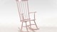 Schommelstoel Rocky, roze