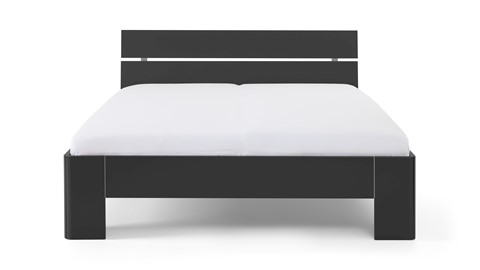 Bed Fresh 450 met hoofdbord, antraciet