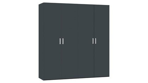 Draaideurkast Compact, antraciet mat