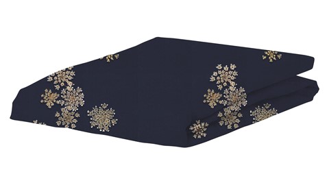 Hoeslaken Lauren, blauw