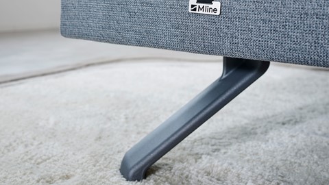 Bed Element Spirit verstelbaar met Cool Motion 6 matrassen, denim