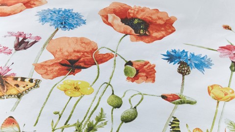 Dekbedovertrek Poppy Parade, multicolour