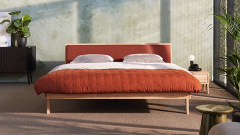 Bed Skogar exclusief bodem en matras, red