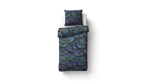 Dekbedovertrek Parker, blauw