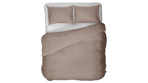 Dekbedovertrek Abel, taupe