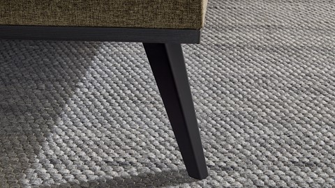 Boxspring Viggo vlak met gestoffeerd matras