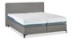 Boxspring Supreme Curves vlak met Slow Motion 2 matras, grijs