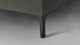 Box Southampton met gestoffeerd matras, donkergrijs