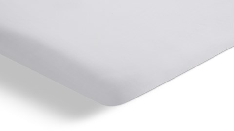 Hoeslaken topmatras Satin, wit