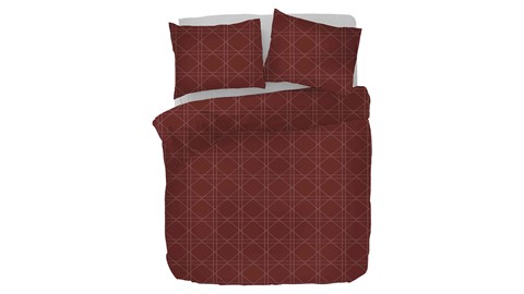 Dekbedovertrek Shizu, rood