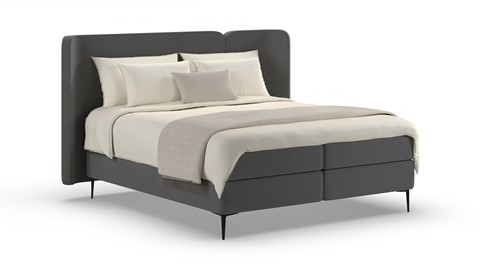 Boxspring Mesa - Warm wool, anthracite