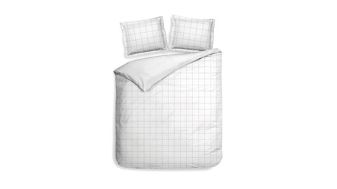 Dekbedovertrek Diamante, wit