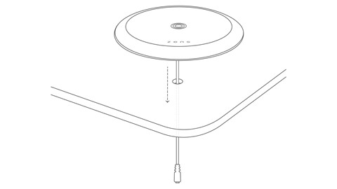 draadloze oplader 10W, wit