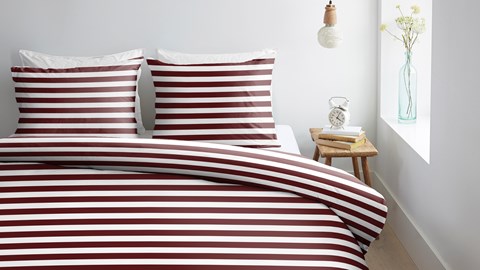 Dekbedovertrek Celine, dark red