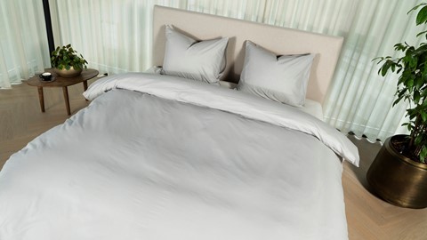 Dekbedovertrek Sophia, grijs