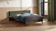 Boxspring Element Hallbar vlak met Balance matras, green