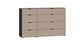 Commode Switchline 8 laden, novazwart/glas nougat
