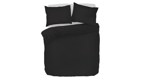 Dekbedovertrek Coco, zwart