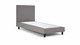 Box Ambra vlak zonder matras, light grey