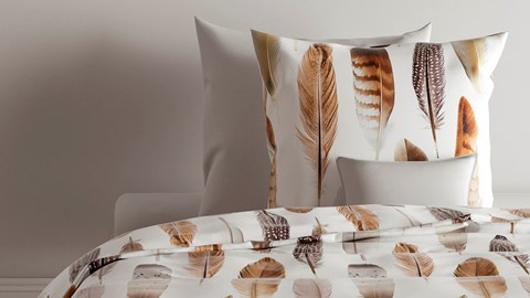 Dekbedovertrek Avelie, beige