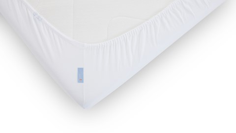 Hoeslaken B Bright Jersey topper, wit