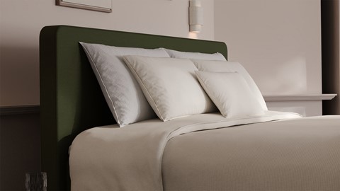 Elektrische boxspring Glade - Soft suede, forest