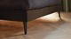 Boxspring Element Hallbar vlak met Balance matras, cappuccino