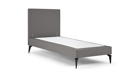 Boxspring Cisano vlak zonder matras, light grey