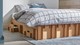 Paper Bed met Easy Pocket matras, bruin