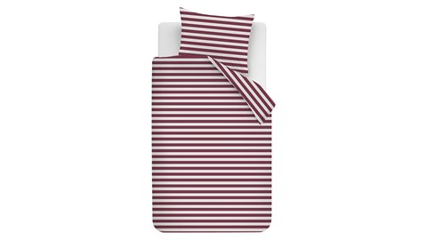Dekbedovertrek Celine, dark red