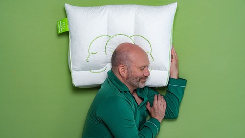 Neksteunkussen Silvana Support Groen inclusief Molton sloop, groen