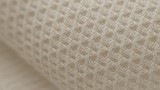 een close-up van een witte stof