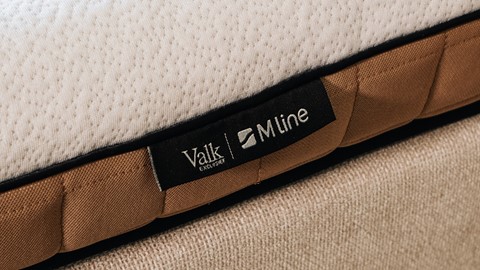 Een close-up van een matras