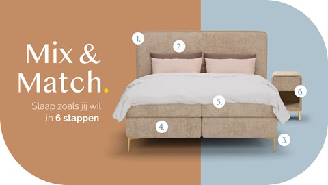 Mix & match jouw B Bright ideale bed 