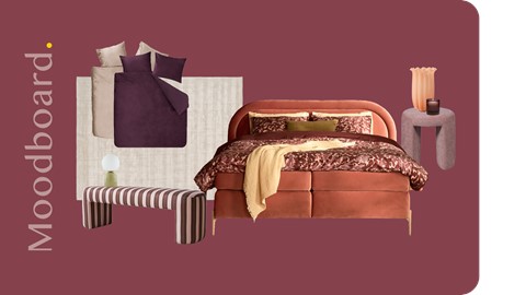 Moodboard bed met alle producten
