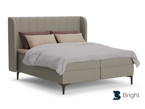 een bed met een hoofdeinde