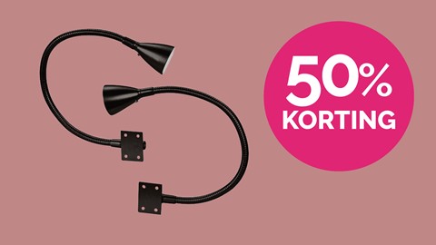 Verlichtingsset boxspring 50% korting Moederdag