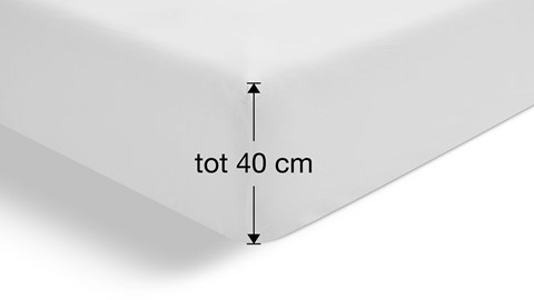 Hoeslaken B Bright geschikt voor matrasdikte van 40 cm