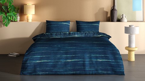 Dekbedovertrek blauw