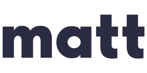 Een blauwe tekst met zwarte letters