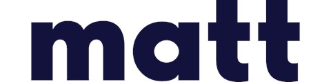 Een blauw-wit logo
