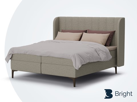 een bed met een hoofdeinde