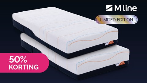 M line Slow Motion Limited Edition matrassen  met 50% korting