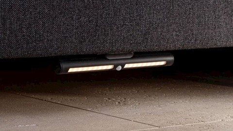 Uitstapverlichting aan boxspring