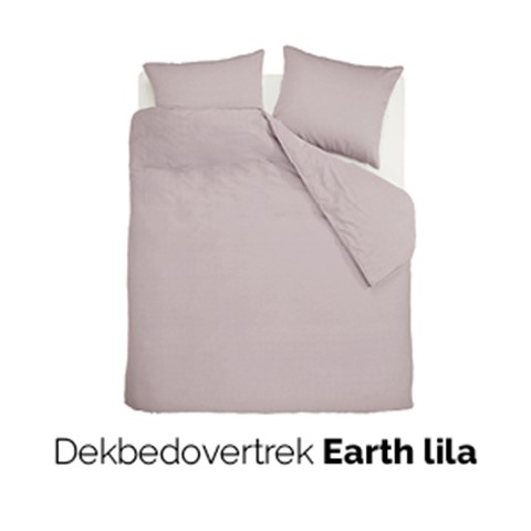 Dekbedovertrek Earth Lila