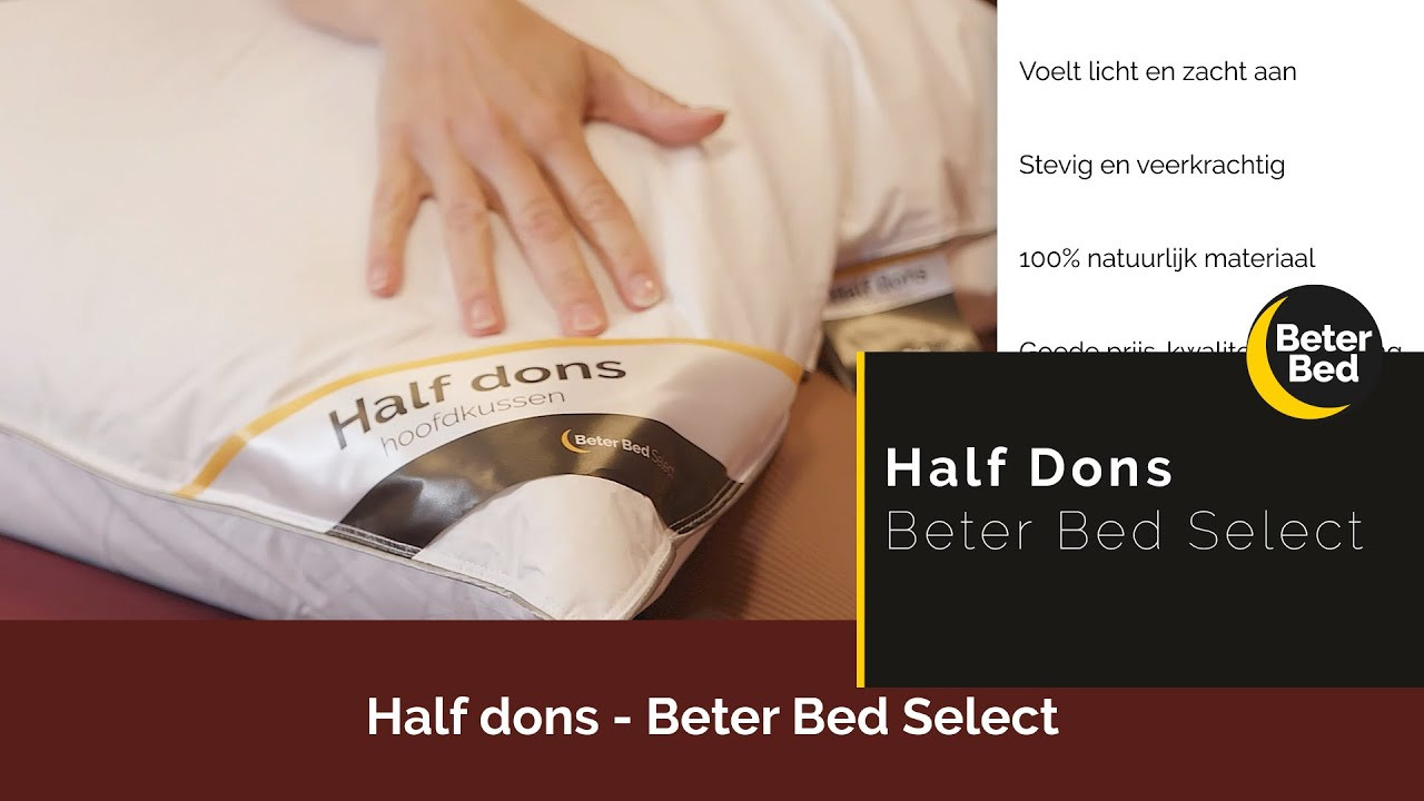 Half Dons | Beter Bed Select | Hoofdkussen kiezen | Beter Bed