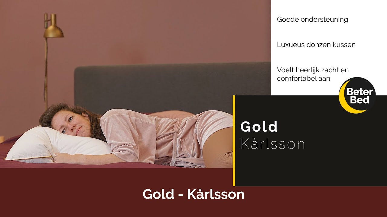 Gold | Kårlsson | Hoofdkussen kiezen | Beter Bed